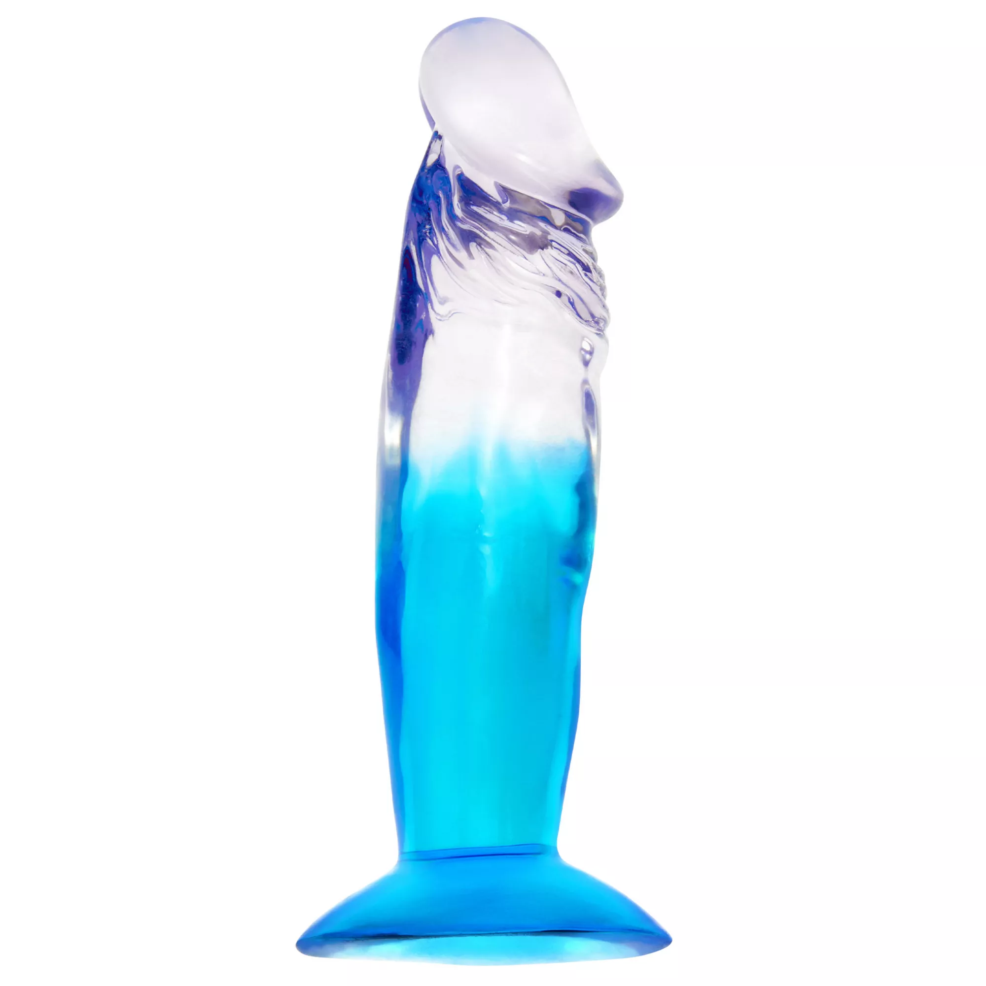 Two-Tone Suction-Cup Dildo 6.5 Inch Blue - Hott Love at Spencer's