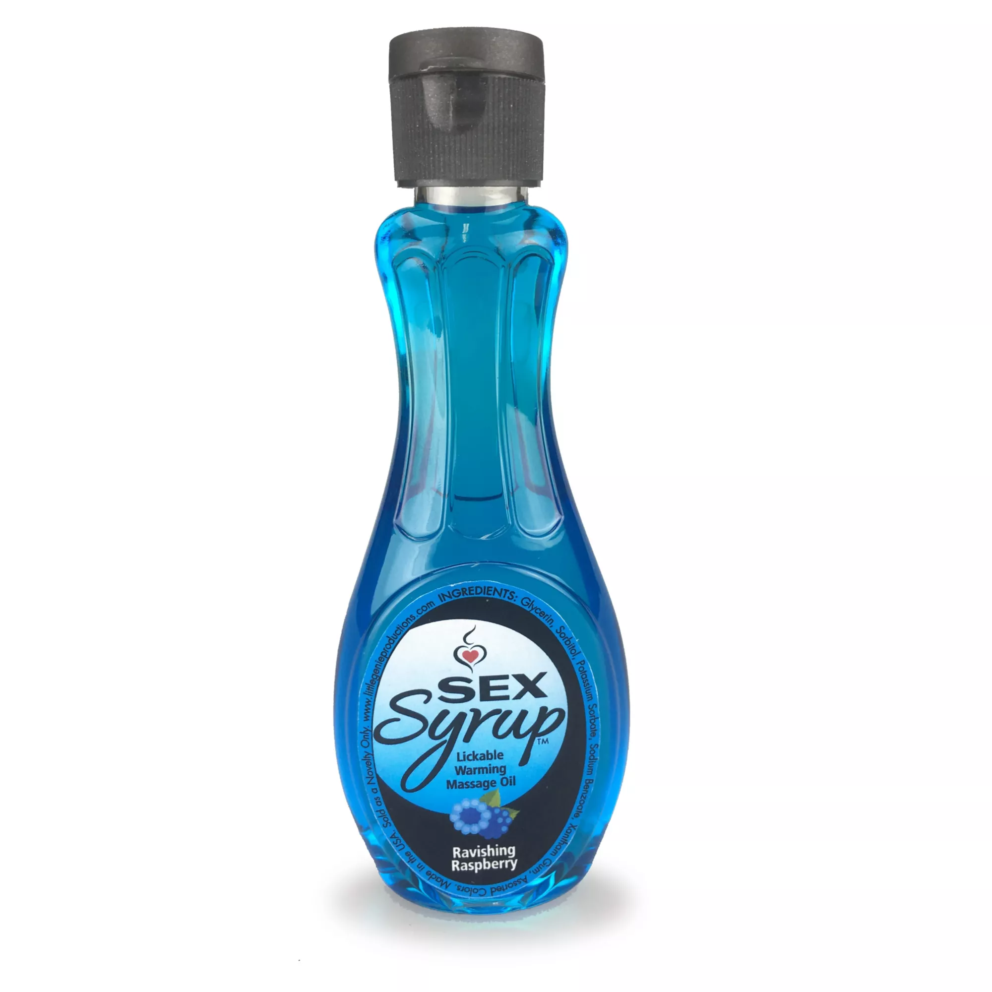 Sex Syrup Warming Raspberry Flavored Massage Oil - 4 oz. at Spencer's