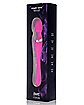 Wiggle Wand Double-Ended Rechargeable Massager 9 Inch Pink - Hott Love Extreme
