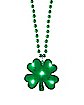 LED Light Up Shamrock St. Patrick's Day Necklace