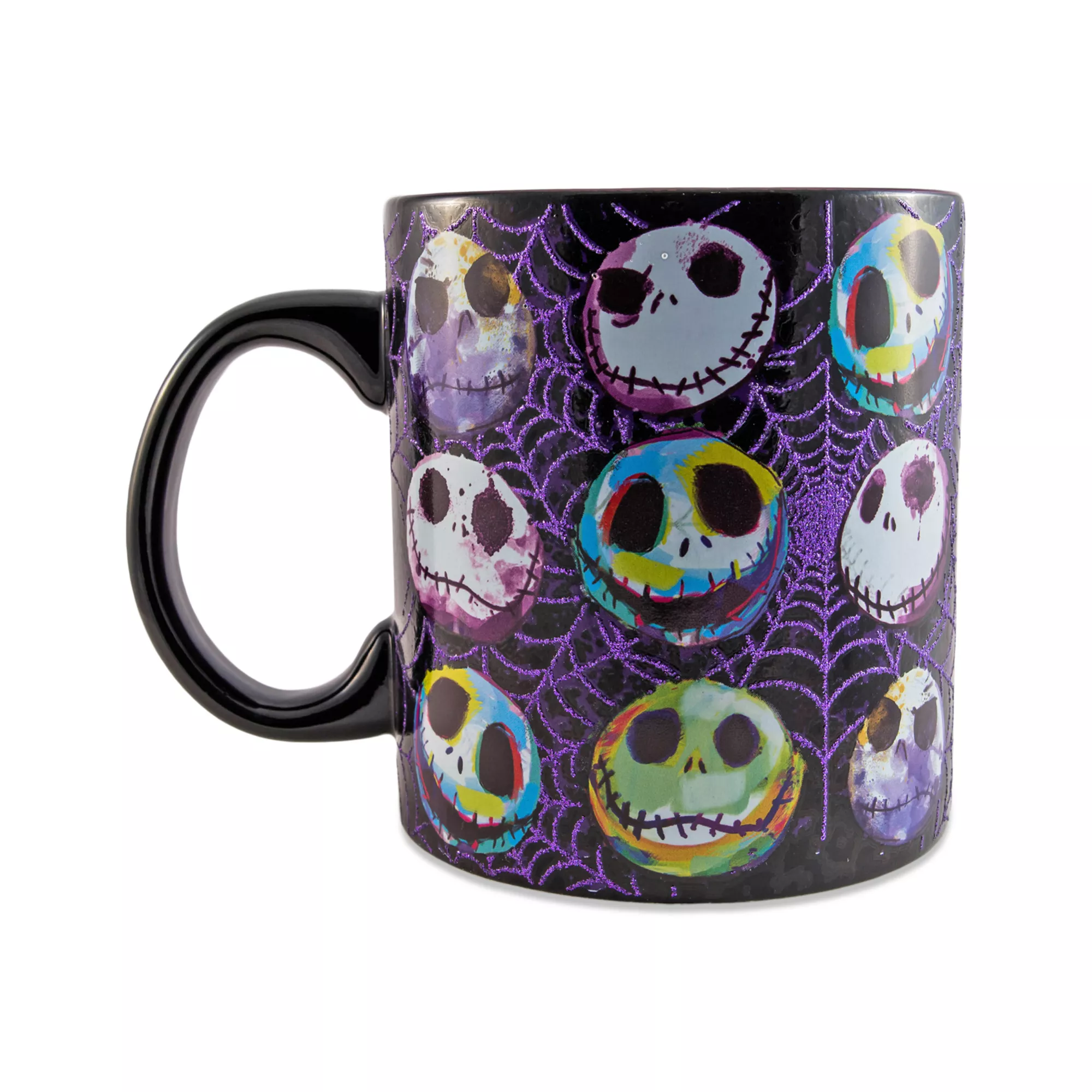 Glitter Jack Skellington Coffee Mug 20 oz. - The Nightmare Before Christmas at Spencer's