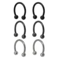 Horseshoe Rings - 6 Pack at Spencer's