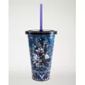 Kingdom Hearts Cup with Straw and Ice Cubes - 16 oz at Spencer's