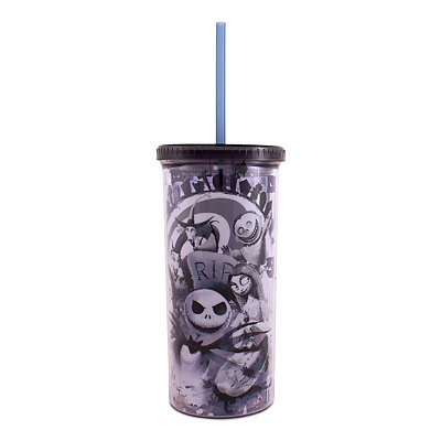 Nightmare Before Christmas Straw Buddies & Lids, Disney Tumbler Decoration, Party Gift Loot Bag