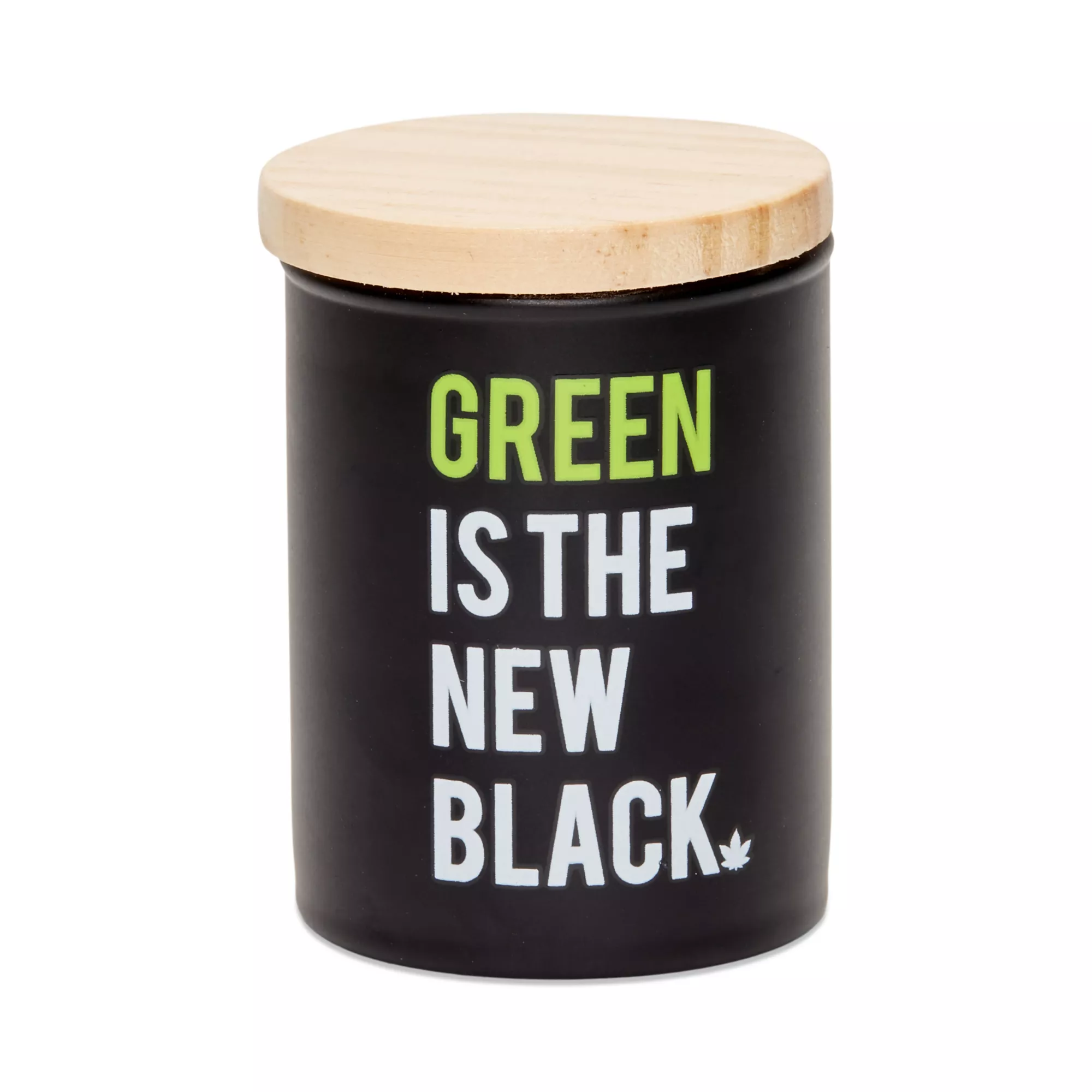 Green Is The New Black Stash Jar - 3 oz. at Spencer's