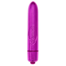 Precious Metal 10-Function Waterproof Bullet Vibrator 4 Inch Purple - Hott Love at Spencer's
