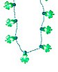 Light Up Shamrock St. Patrick's Day Necklace