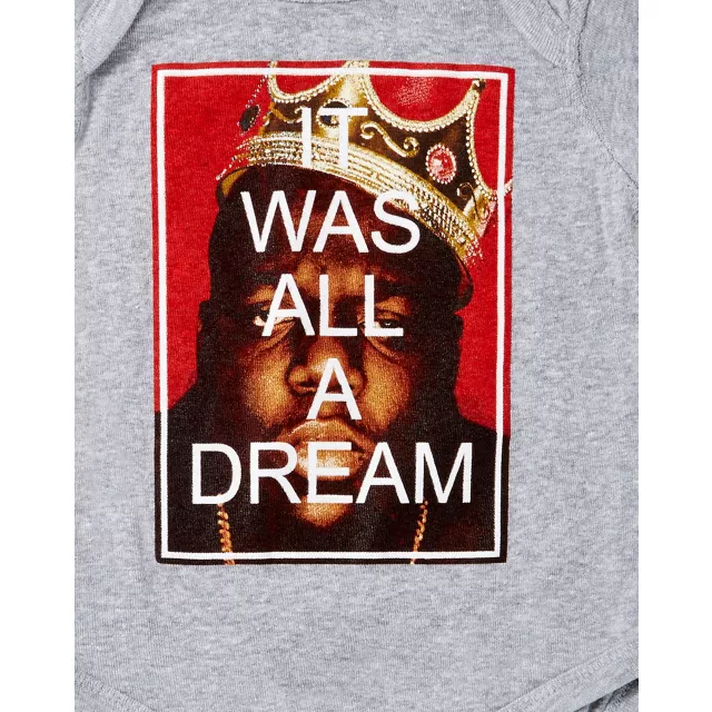 Biggie All a Dream Baby Bodysuit at Spencer's