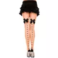 Dot Bow Thigh High Stockings at Spencer's