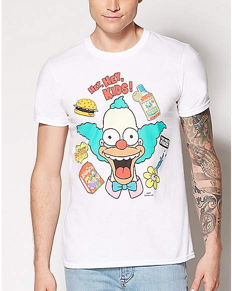 Superioriteit gracht attribuut Krusty the Clown T Shirt - The Simpsons - Spencer's