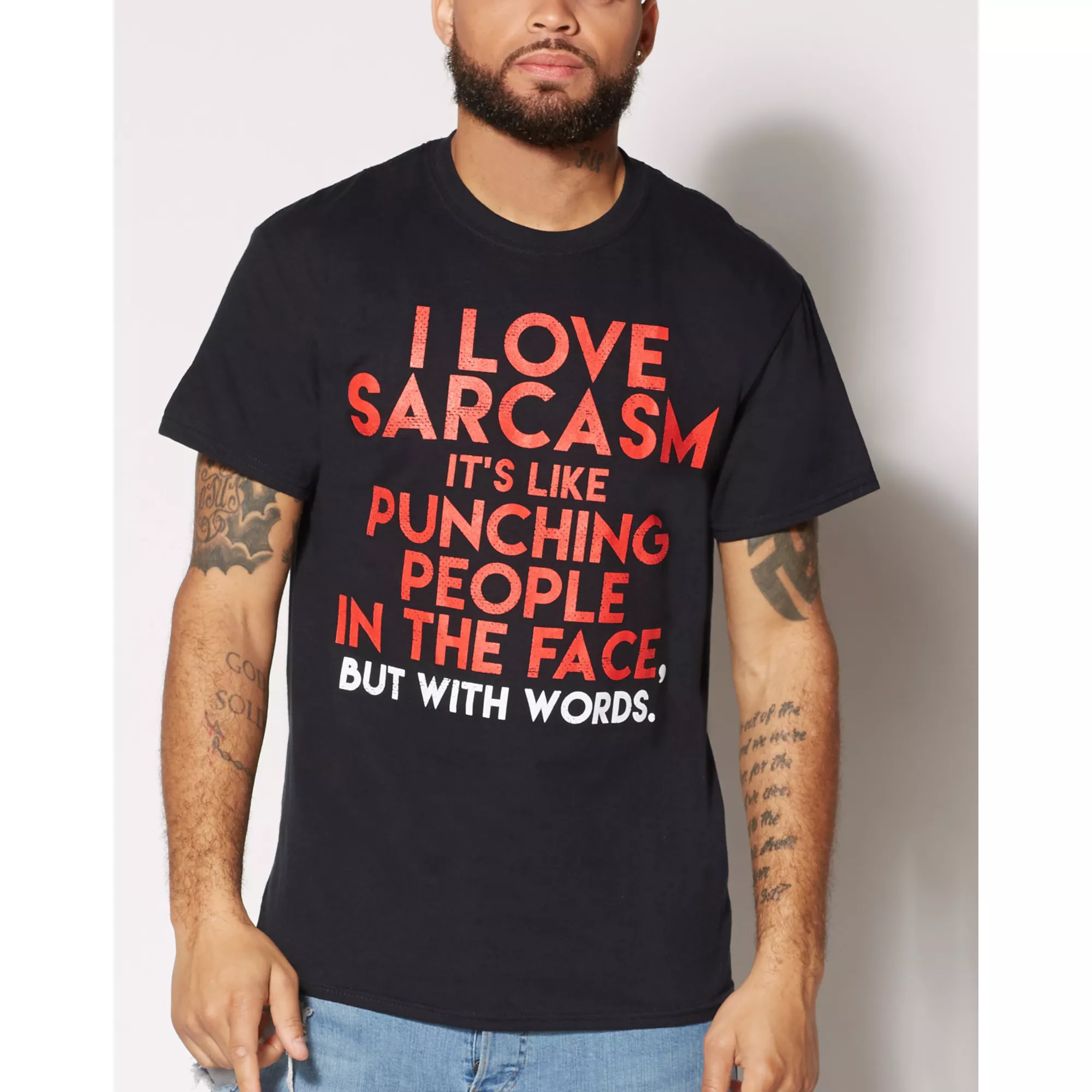 I Love Sarcasm T Shirt at Spencer's