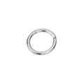 Silvertone Hinged Hoop Earring at Spencer's