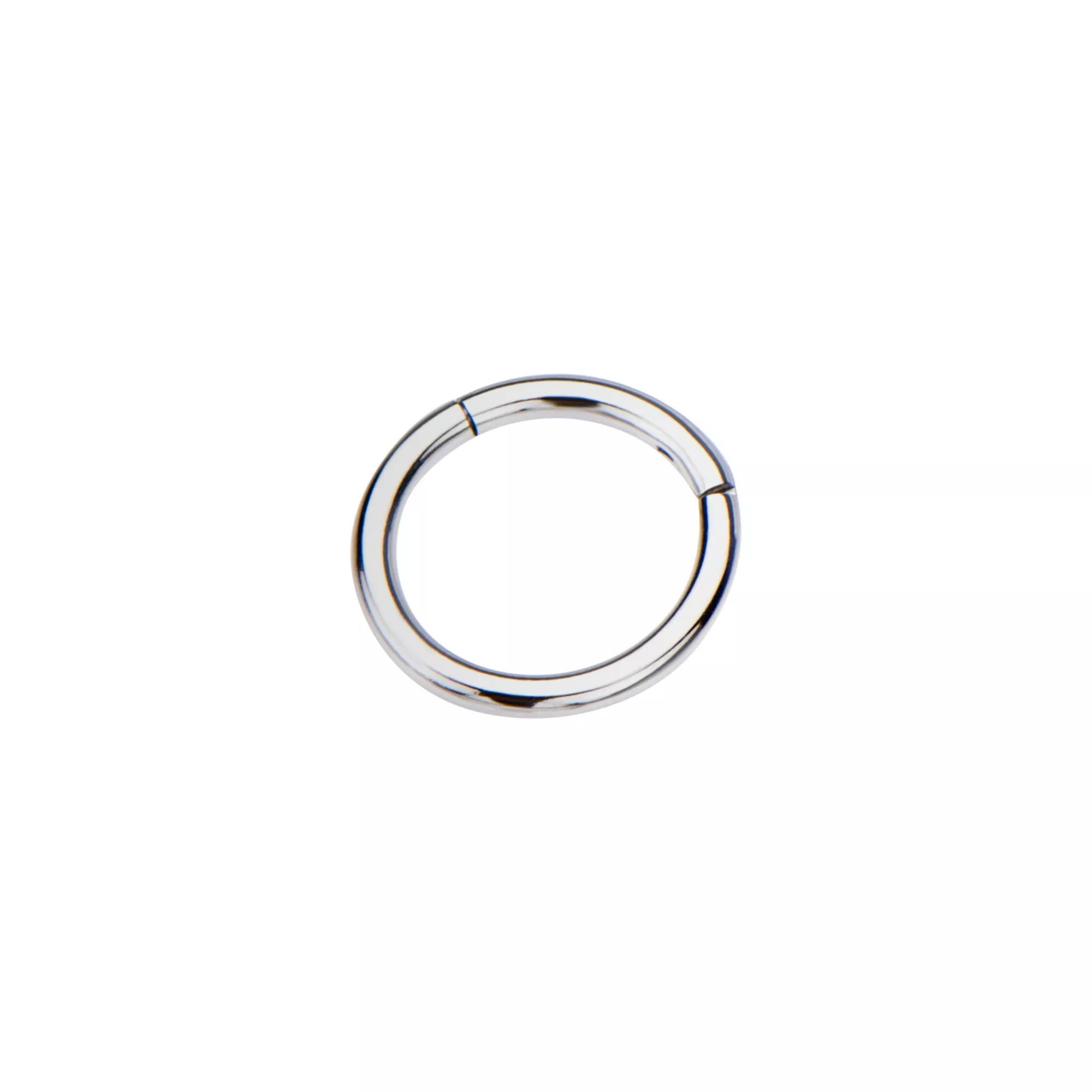 Silvertone Hinged Hoop Earring at Spencer's