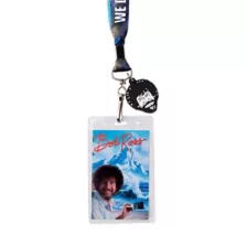 No Mistakes Just Happy Accidents Bob Ross Lanyard at Spencer's