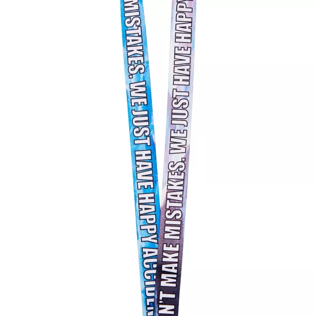 No Mistakes Just Happy Accidents Bob Ross Lanyard at Spencer's