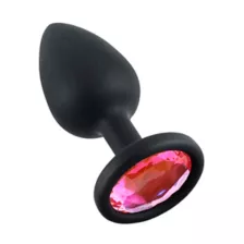 Booty Bling Jeweled Silicone Butt Plug 3 Inch - Hott Love at Spencer's