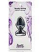 Booty Bling Jeweled Silicone Butt Plug 3 Inch - Hott Love