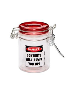 Contents Will Fuck You Up Stash Jar