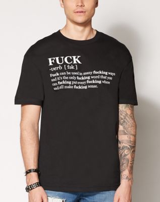 definition of fuck t shirt