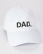 White Dad Dad Hat