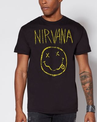 Chalk smile Nirvana t shirt