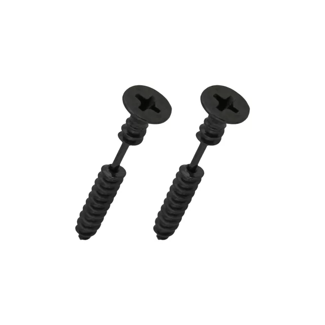 Black Screw Fake Taper Earrings - 16 Gauge at Spencer's