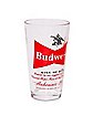 Budweiser Pint Glasses 4 Pack - 16 oz.