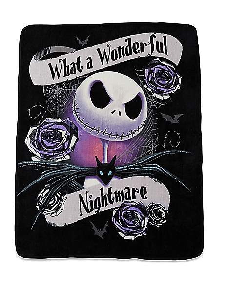 The Nightmare Before Christmas Wonderful Nightmare Fleece Blanket 