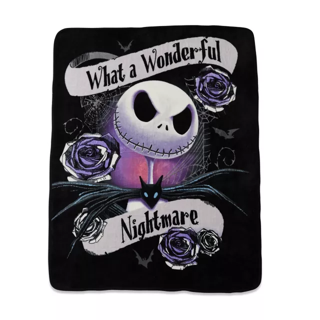 Wonderful Nightmare Fleece Blanket The Nightmare Before Christmas Spencer s