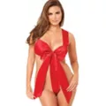 Red Satin Bow Teddy at Spencer's