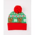 Lovin' Gingerbread Ugly Christmas Beanie Hat at Spencer's