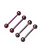 Anodized Barbell 4 Pack - 14 Gauge