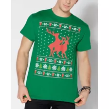 Humping Reindeer Ugly Christmas T Shirt at Spencer's