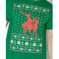 Humping Reindeer Ugly Christmas T Shirt at Spencer's