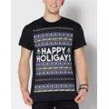 Happy Holigays Ugly Christmas T Shirt at Spencer's