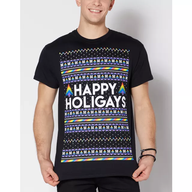 Happy Holigays Ugly Christmas T Shirt at Spencer's