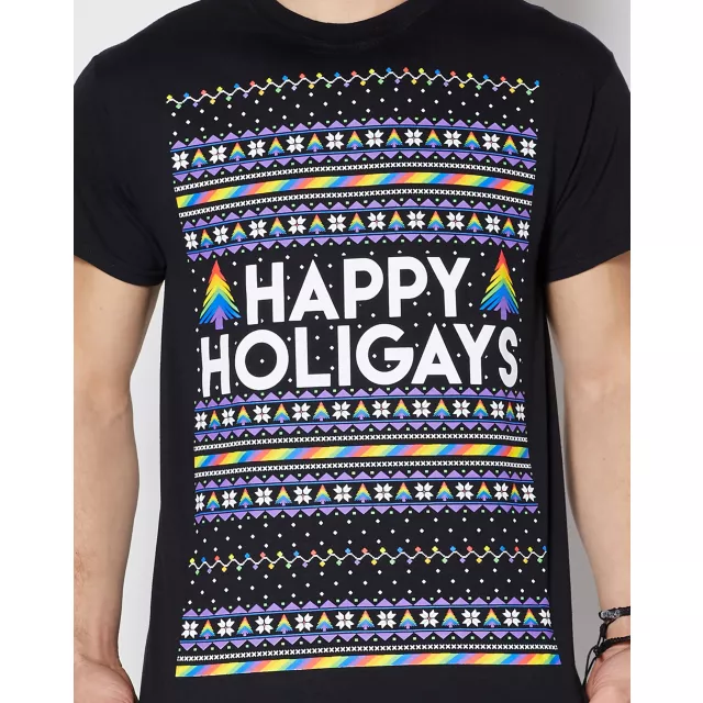 Happy Holigays Ugly Christmas T Shirt at Spencer's