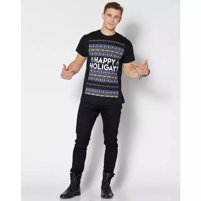 Happy Holigays Ugly Christmas T Shirt at Spencer's