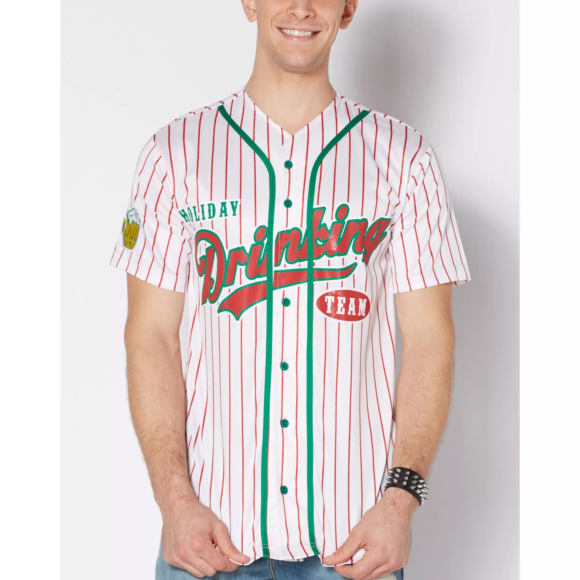 Holiday Drinking Team Jersey Christmas T Shirt at Spencer's