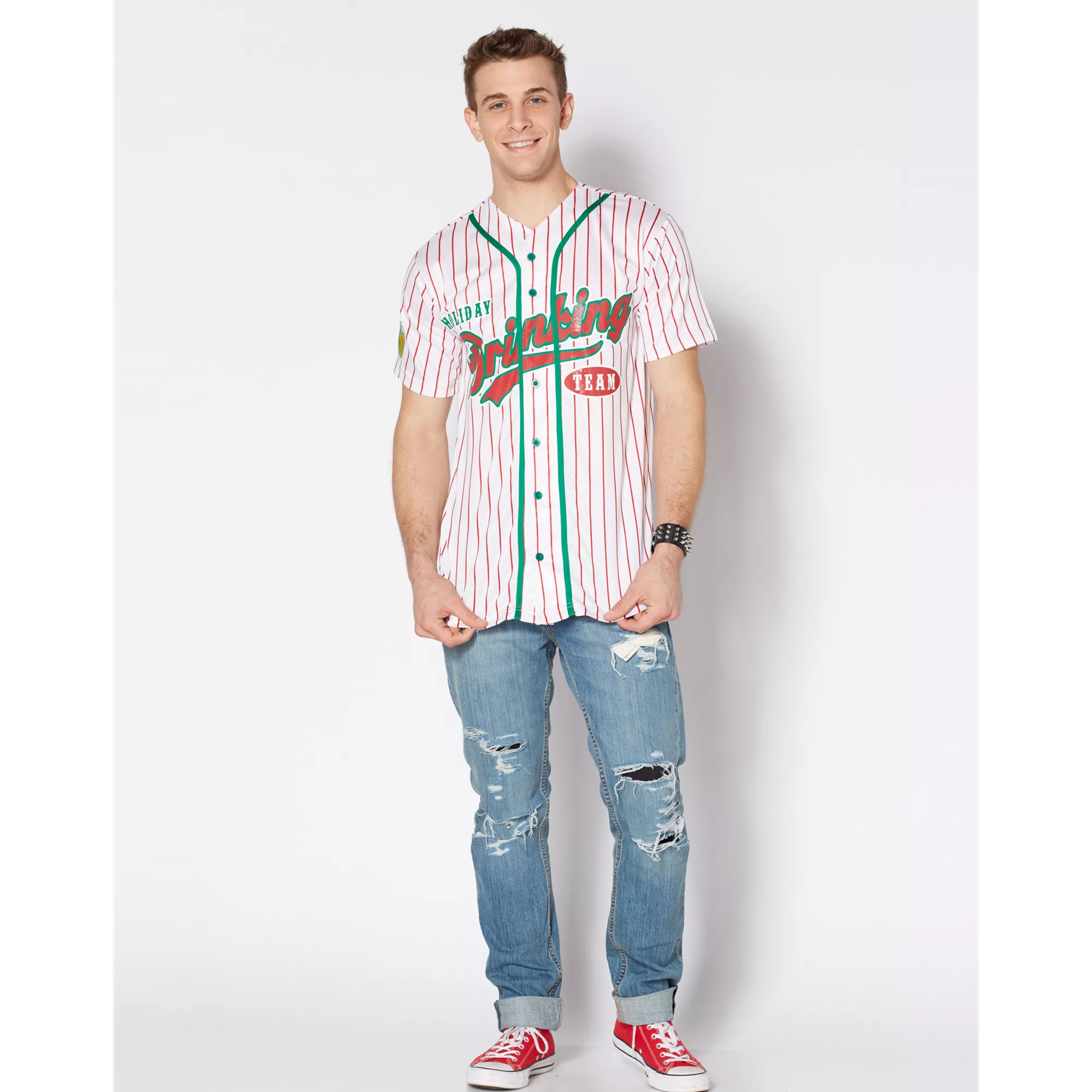 Holiday Drinking Team Jersey Christmas T Shirt at Spencer's