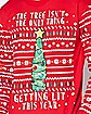 Light Up Getting Lit Tree Ugly Christmas Sweater