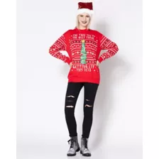 Light-Up Getting Lit Tree Ugly Christmas Sweater at Spirit Halloween