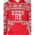 Beer Me Ugly Christmas Hoodie at Spencer's