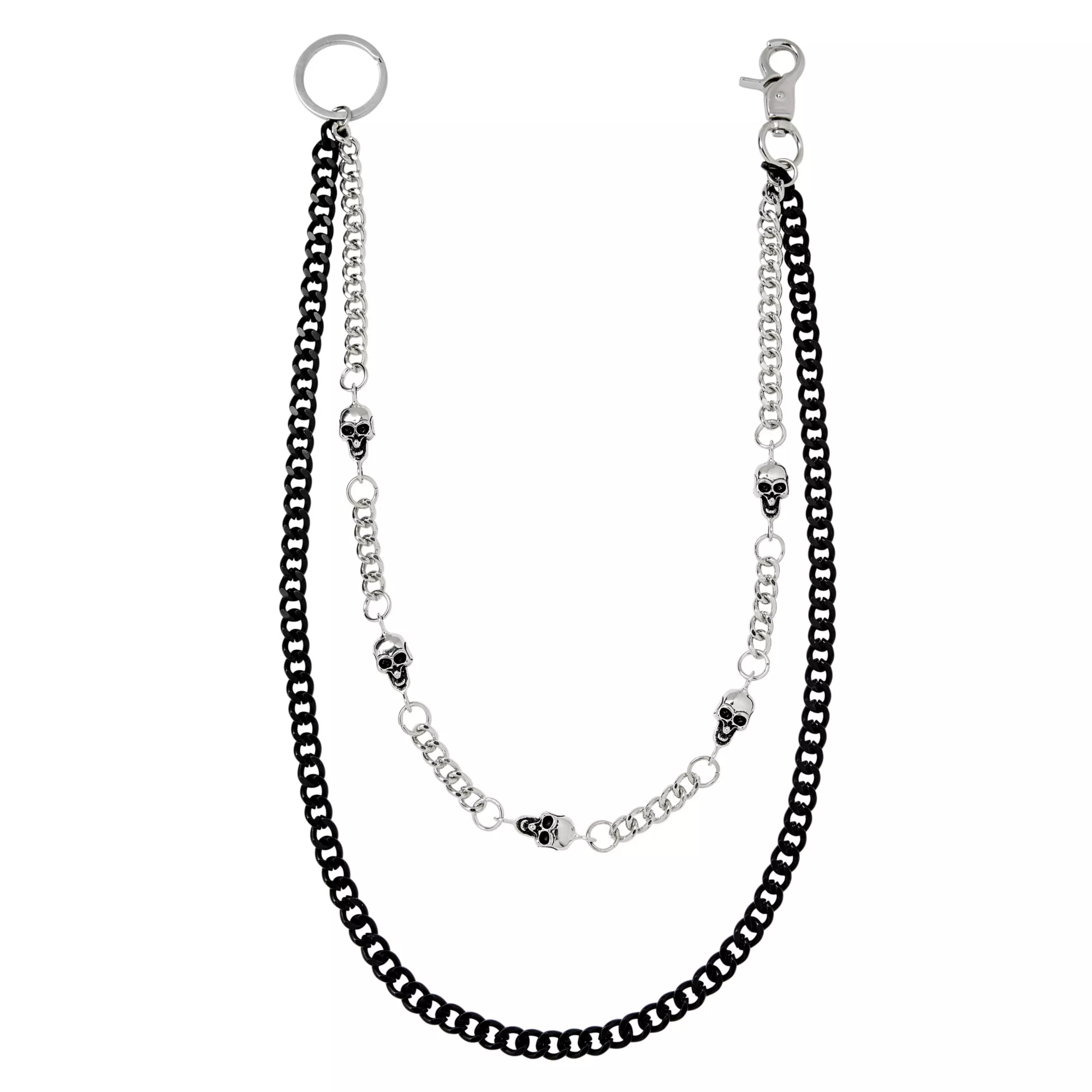 Skull Wallet Chain at Spencer's