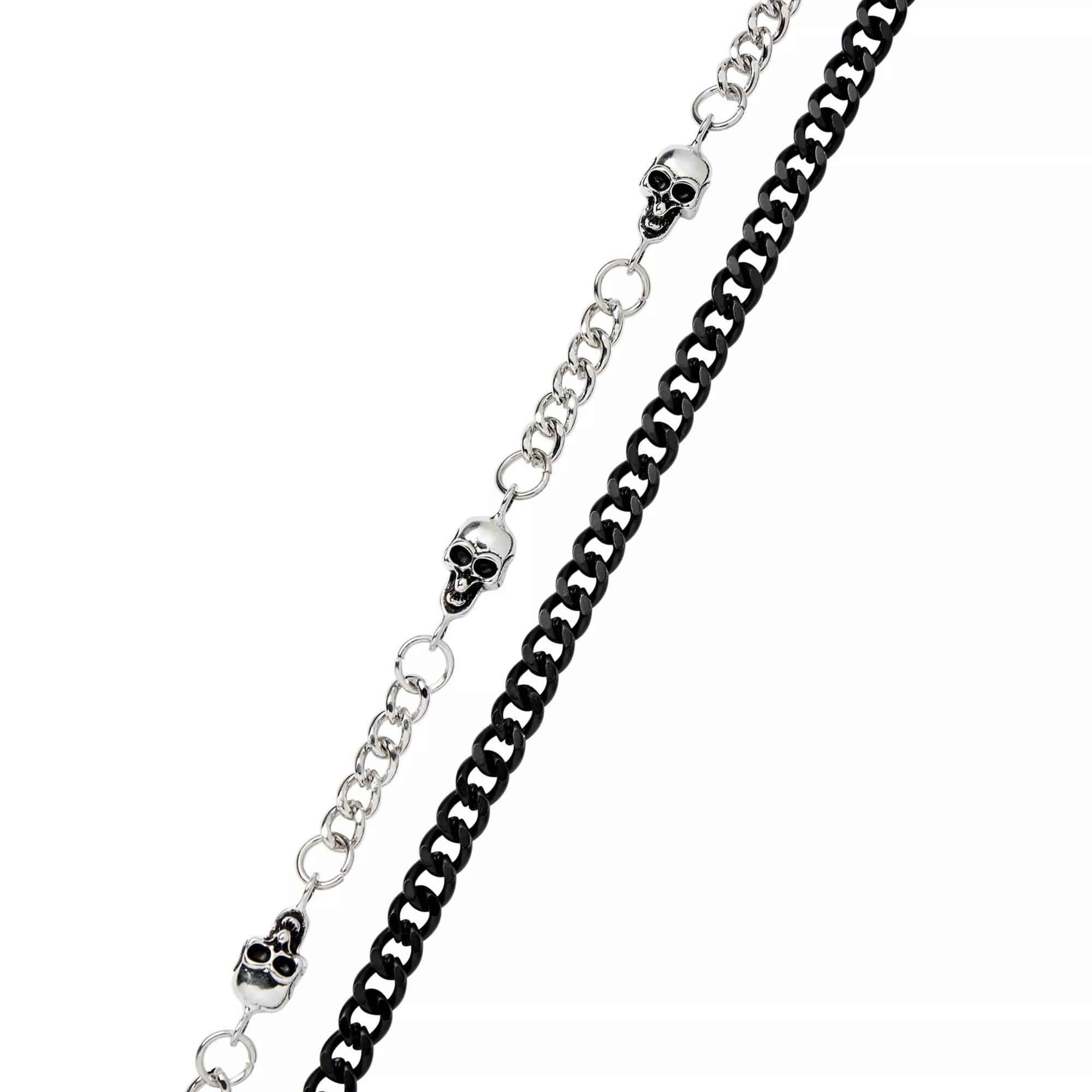 Skull Wallet Chain at Spencer's