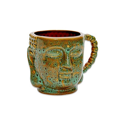 Giveaway Buddha Round Coffee Mugs (20 Oz., White)