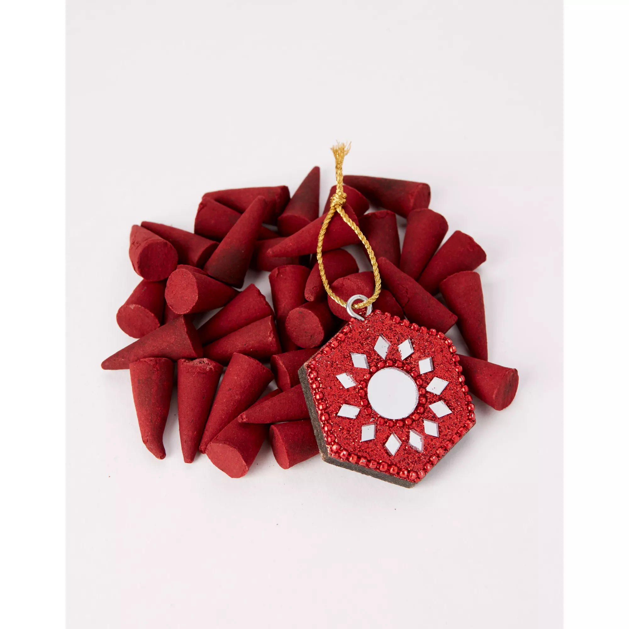 Dragon Blood Incense Cones and Holder - 40 Pack at Spencer's