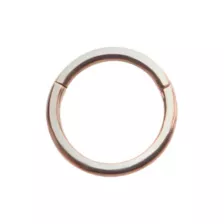 Rose Goldplated Seamless Ring - 16 Gauge at Spencer's