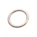 Rose Goldplated Seamless Ring - 16 Gauge at Spencer's