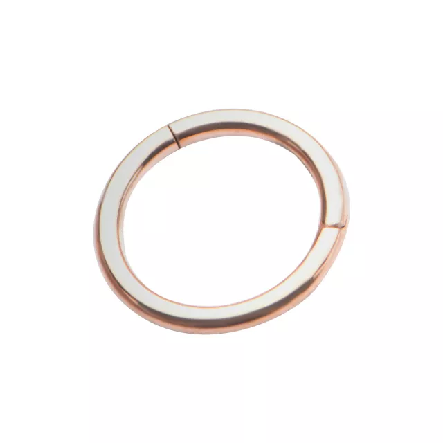 Rose Goldplated Seamless Ring - 16 Gauge at Spencer's